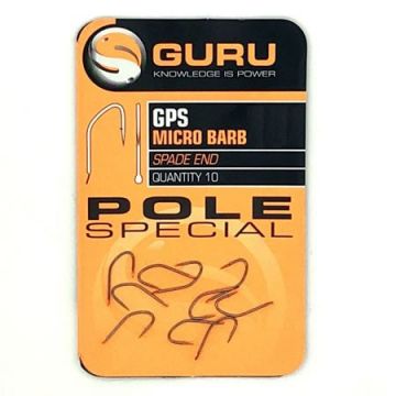 Carlige Guru GPS Micro Barb, 10buc (Marime Carlige: Nr. 18)