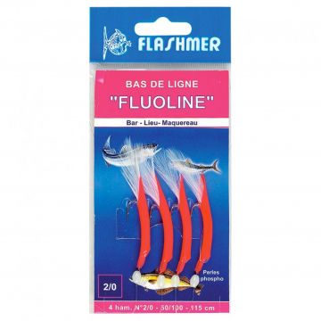 Forfac Fluoline Pescuit marin 4 Cârlige Nr. 2/0