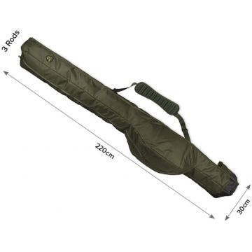 Husa Lansete Carp Spirit Magnum Multi-Sleeves 13' - 3 lansete + 3 mulinete 220X35CM Husa Lansete Carp Spirit Magnum Multi-Sleeves 13' - 3 lansete + 3 mulinete 220X35CM