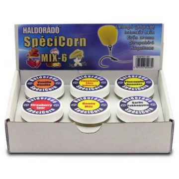 Porumb flotant Haldorado SpeciCorn, Mix 6 arome