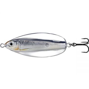Lingurita oscilanta Livetarget Erratic Shiner, culoare Silver-Black, 6cm, 14g