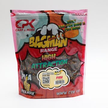 Amestec pungi PVA Bag Man Fish 800gr Amestec pungi PVA Bag Man Fish 800gr