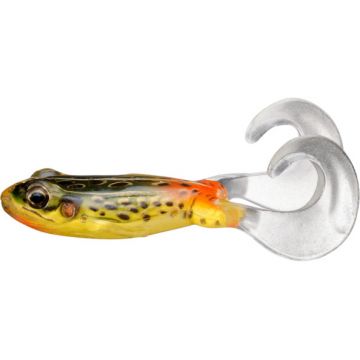 Naluca Livetarget Freestyle Frog, culoare Emerald-Red, 7.5cm