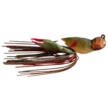Naluca Livetarget Hollow Crawfish Jig, culoare Brown-Red, 4cm, 11g