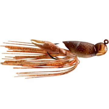 Naluca Livetarget Hollow Crawfish Jig, culoare Natural-Brown, 4cm, 11g