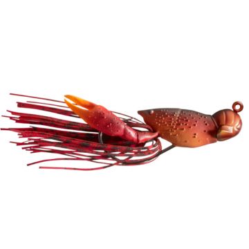Naluca Livetarget Hollow Crawfish Jig, culoare Red, 4cm, 11g