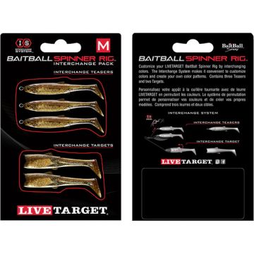 Rezerva Spinnerbait Livetarget Rig, Medium, culoare Purple Dark Amber-Gold Rezerva Spinnerbait Livetarget Rig, Medium, culoare Purple Dark Amber-Gold