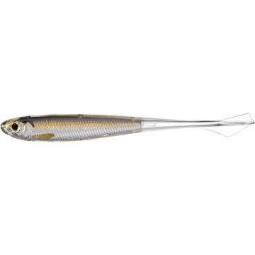 Shad Livetarget Ghost Tail Minnow Drophot, culoare Silver-Brown, 9.5cm, 4buc