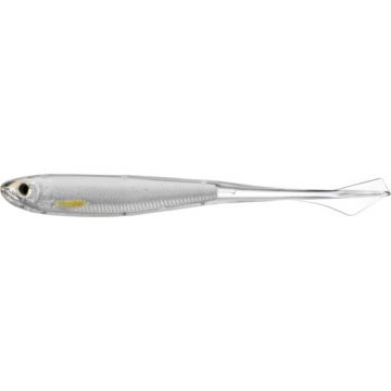 Shad Livetarget Ghost Tail Minnow Drophot, culoare Silver-Pearl, 11.5cm, 4buc