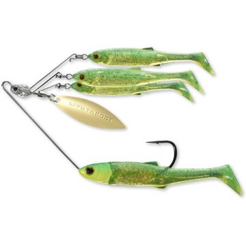 Spinnerbait Livetarget Rig, Small, culoare Lime Chart-Gold, 11g