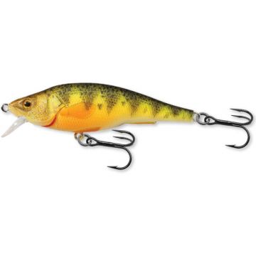 Vobler Livetarget Yellow Perch Jerkbait, culoare Florescent-Matte, 7.3cm, 11g