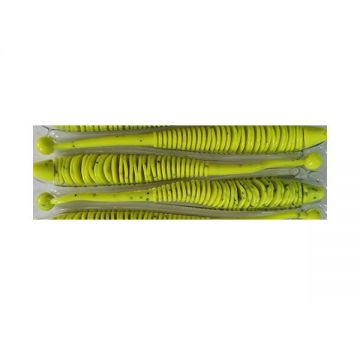 Naluca Evoke Worm Chartreuse 6cm, 12buc/plic Rapture