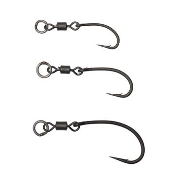 Carlige Prologic Swivel Hooks Long Shank, 5buc/plic (Marime Carlige: Nr. 4) Carlige Prologic Swivel Hooks Long Shank, 5buc/plic (Marime Carlige: Nr. 4)