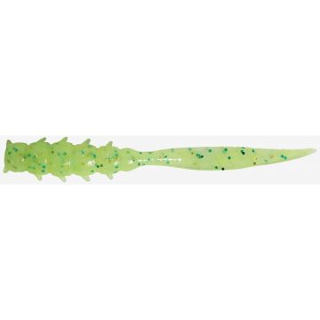 Naluca Jackall Good Meal Skinny, culoare Hot Lime Glow Chartreuse, 3.8cm, 8buc/plic