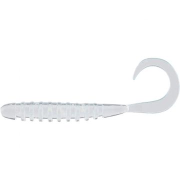Naluca Jackall Tide Curly, culoare Clear Glow Crush, 5cm, 8buc/plic