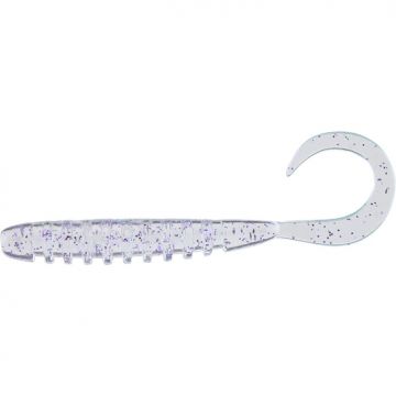 Naluca Jackall Tide Curly, culoare Clear Prism Neon, 5cm, 8buc/plic