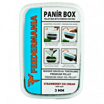 Pellet Panir Box Pack Feedermania, 3mm, 437g (Aroma: Capsuna)