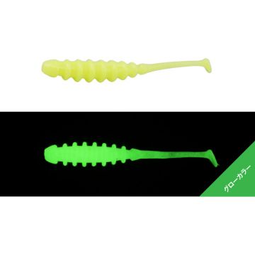 Shad Jackall Tidebeat, culoare Glow Chart, 5cm, 8buc/plic