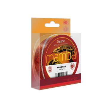 Fir Monofilament Delphin Mamba Feeder, Culoare Camo Fire, 300m (Diametru fir: 0.26 mm)