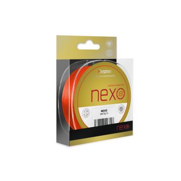 Fir Textil Delphin Nexo 8 Premium Braid Line, Fluo Orange, 1300m (Diametru fir: 0.10 mm)