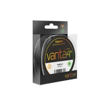 Fir Textil Delphin Vanta 4, Negru, 150m (Diametru fir: 0.35 mm)