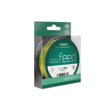 Fir Monofilament Delphin Method Feed, Galben, 200m (Diametru fir: 0.25 mm)