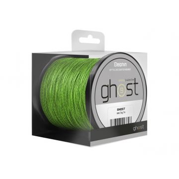 Fir Textil Delphin Ghost 8+1, Verde, 200m (Diametru fir: 0.16 mm)