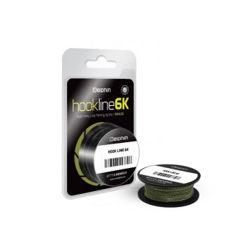 Fir Textil Delphin Hookline 6K, Grass Green, 20m (Rezistenta fir: 25 lbs) Fir Textil Delphin Hookline 6K, Grass Green, 20m (Rezistenta fir: 25 lbs)