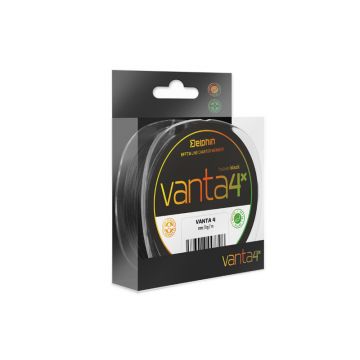 Fir Textil Delphin Vanta 4, Negru, 117m (Diametru fir: 0.35 mm)