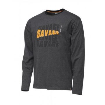 Bluza maneca lunga Savage Gear Simply Logo-Tee (Marime: XL)