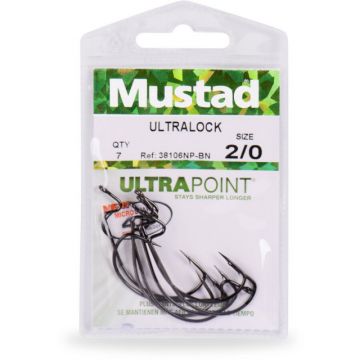 Carlige Offset Mustad Ultrapoint BLN, 7 buc (Marime Carlige: Nr. 3/0)