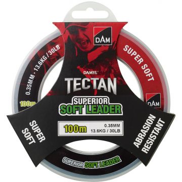 Fir Dam Tectan Soft Leader, 100m, Transparent (Diametru fir: 0.35 mm)