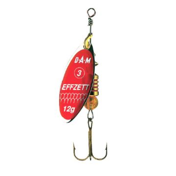 Lingurita Rotativa Dam Effzett Predator Nr.0, 3g, Reflex Red