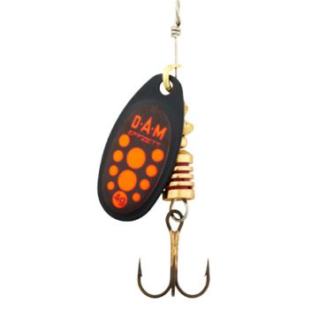 Lingurita Rotativa Dam Effzett Standard, Nr.2, 4g, Black Red
