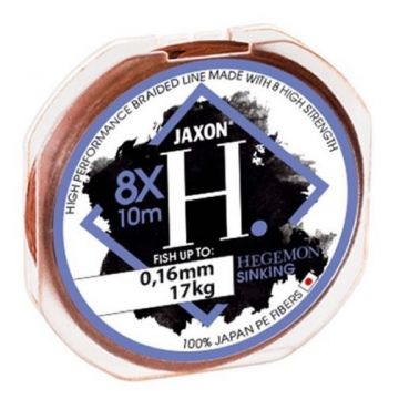 Fir textil Jaxon Hegemon 8X Sinking, 10m (Diametru fir: 0.16 mm)