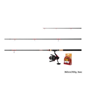 Set de feeder Delphin RedFEED 3.6m, 4T + 0,23mm