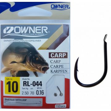 Carlige Legate Owner RL-044 No.10 70cm 0,16mm