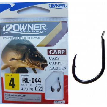 Carlige Legate Owner RL-044 No.4 70cm 0,22mm