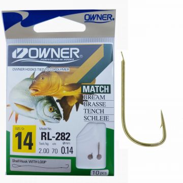Carlige Legate Owner RL-282 No.14 70cm 0,14mm