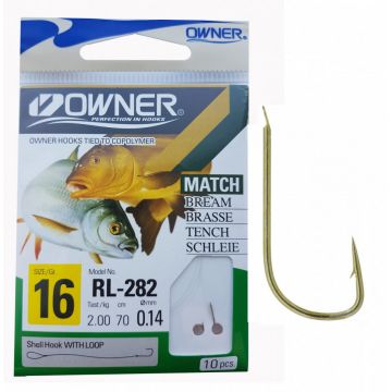 Carlige Legate Owner RL-282 No.16 70cm 0,14mm
