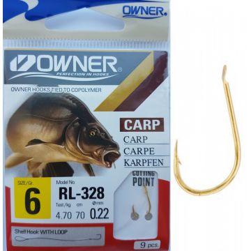Carlige Legate Owner RL-328 No.6 70cm 0,22mm