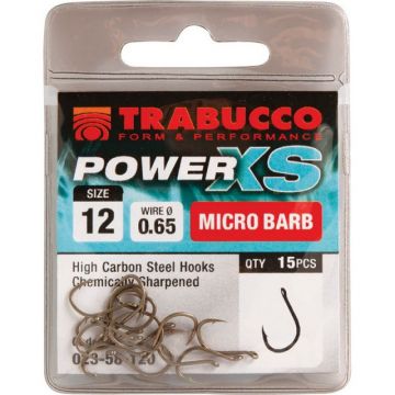 Carlige Trabucco Power XS, 15buc (Marime Carlige: Nr. 10) Carlige Trabucco Power XS, 15buc (Marime Carlige: Nr. 10)