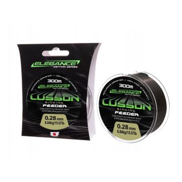 Fir Monofilament Formax Elegance Method Lusson Sinking Feeder, Gri, 300m (Diametru fir: 0.25 mm)