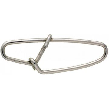 Agrafa Sakura No.000 4kg Hooked Snap Nickelees Agrafa Sakura No.000 4kg Hooked Snap Nickelees
