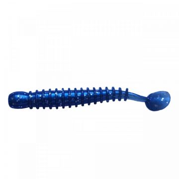 Grub Rock'N Bait Cultiva RB-2 15 Pearl Blue Ring Kick Tail