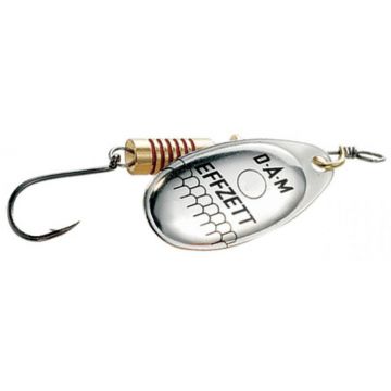 Rotativa 4gr DAM Effzett Spinner With Single Hook Silver