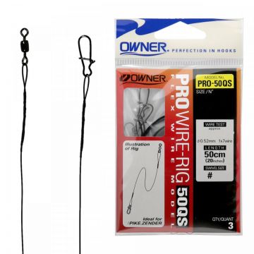 Struna Titan Owner No.2 9.1kg 50cm Pro Wire Rig 50QS 3buc/pac