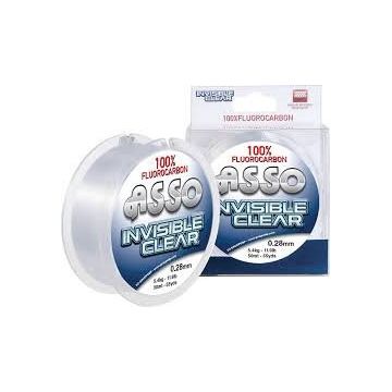 Fir Asso Fluorocarbon 0.21mm 3.40kg 50m Invisible Clear