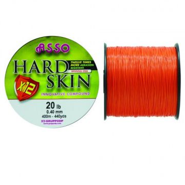 Fir Asso Hard Skin Solid 0.28mm 10lb 1640m Red