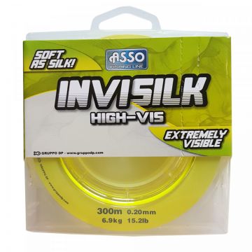 Fir Asso Invisilk 0.16mm 4.10kg 150m Yellow